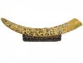 WELL CARVED IVORY HALF TUSK