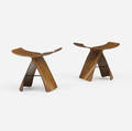 Sori Yanagi   Butterfly stools pair