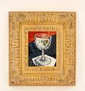Contemporary Oil on Canvas Martini Glass