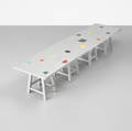 Mary Heilmann and Ricky Clifton   Silver Bench