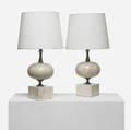 Philippe Barbier   table lamps pair