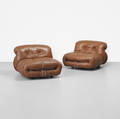 Tobia Scarpa   Soriana lounge chairs pair