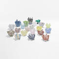 Murano   collection of twentyone Fazzolettis