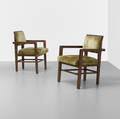 Frank Lloyd Wright   armchairs pair