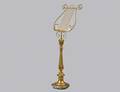 CARVED GILTWOOD AND GILT METAL MUSIC STAND