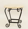 Contemporary Marble Top  Iron Table