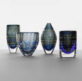 Ingeborg Lundin   collection of four Ariel vases
