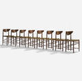 Peter Hvidt and Orla MlgaardNielsen   dining chairs model 316 set of eight