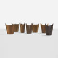 PS Heggen   wastepaper baskets set of seven