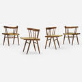 George Nakashima   Grassseated chairs set of four