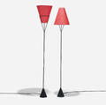 Carl Aubck   floor lamps pair
