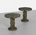 Philip and Kelvin LaVerne   Aprs Picasso occasional tables pair