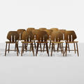 Ejvind Johannson   dining chairs model J67 set of twelve