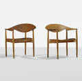 A Bender Madsen and Ejner Larsen   Metropolitan armchairs pair