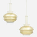 Alvar Aalto   pendant lamps model A 335 pair