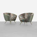 Ico and Luisa Parisi attribution   lounge chairs pair