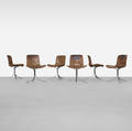 Poul Kjaerholm   PK 9 chairs set of six