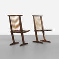 George Nakashima   Conoid dining chairs pair