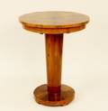 Art Deco Walnut Circular Table