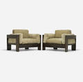 Afra and Tobia Scarpa   Bastiano lounge chairs pair