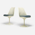 Eero Saarinen   Tulip chairs model 151 pair