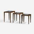 Severin Hansen Jr and Nils Thorsson   nesting tables set of three