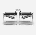 Marcel Breuer   Wassily lounge chairs pair