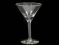 SET OF EIGHT MARTINI GLASSES