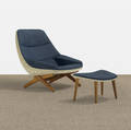 Illum Wikkels   lounge chair model ML91 and ottoman