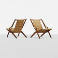 Arne HovmandOlsen   Easy chairs model 300 pair
