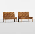 Kaare Klint   Additions settees model 4698 pair