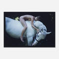 Nan Goldin b1953  Kate Moss on a White Horse as Lady Godiva Highgate Cemetery London
