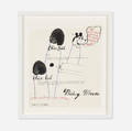 Ray Johnson 19271995  Untitled Olive Oil Mickey Mouse