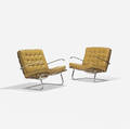 Ludwig Mies van der Rohe   pair of Tugendhat chairs from 860 Lake Shore Drive Chicago