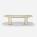 Karl Springer   White Fossilized Coral dining table