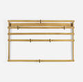Carl Aubck   wallmounted coat rack model 4547