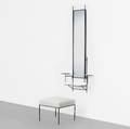 Paul McCobb   wallmounted vanity and stool
