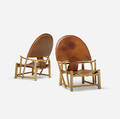 Werther Toffoloni and Piero Palange   Hoop chairs pair