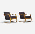 Alvar Aalto   Cantilever chairs model 34402 pair