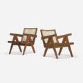Pierre Jeanneret   pair of lounge chairs from Chandigarh