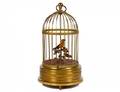 CONTINENTAL BRASS SINGING BIRD CAGE