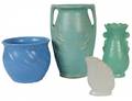 GROUP OF FOUR ASSORTED POTTERY VESSELS