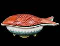 EXPORT STYLE PORCELAIN FISH HOT WATER DISH