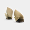 Jordan Mozer   pair of Crispate chairs from the DAlba Residence Glencoe