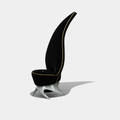 Jordan Mozer   Cochlea chair from the DAlba Residence Glencoe