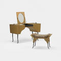 Elizabeth Garouste and Mattia Bonetti   vanity and stool