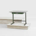 Jean Prouv   Cit Desk from lUnit dHabitation Air France Brazzaville