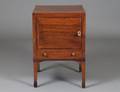 GEORGE IV MAHOGANY BEDSIDE COMMODE