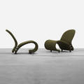 Verner Panton   123 System lounge chairs model G pair