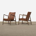 Finn Juhl   lounge chairs pair